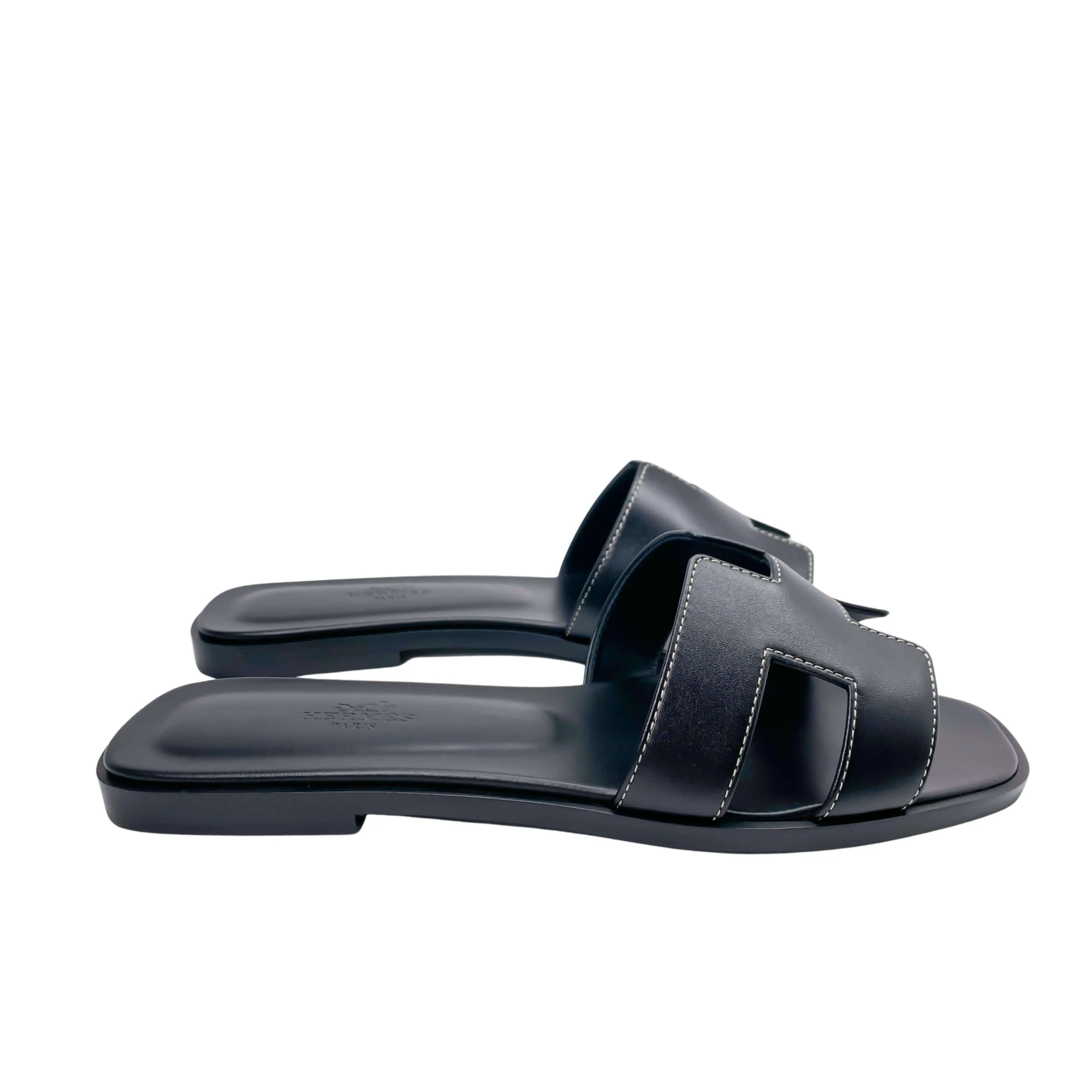 Hermès Oran Sandals (black)