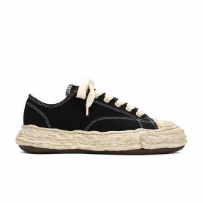 Maison MIHARA YASUHIRO "PETERSON23" OG Dyed Sole Canvas Low-Top Sneaker (Black)