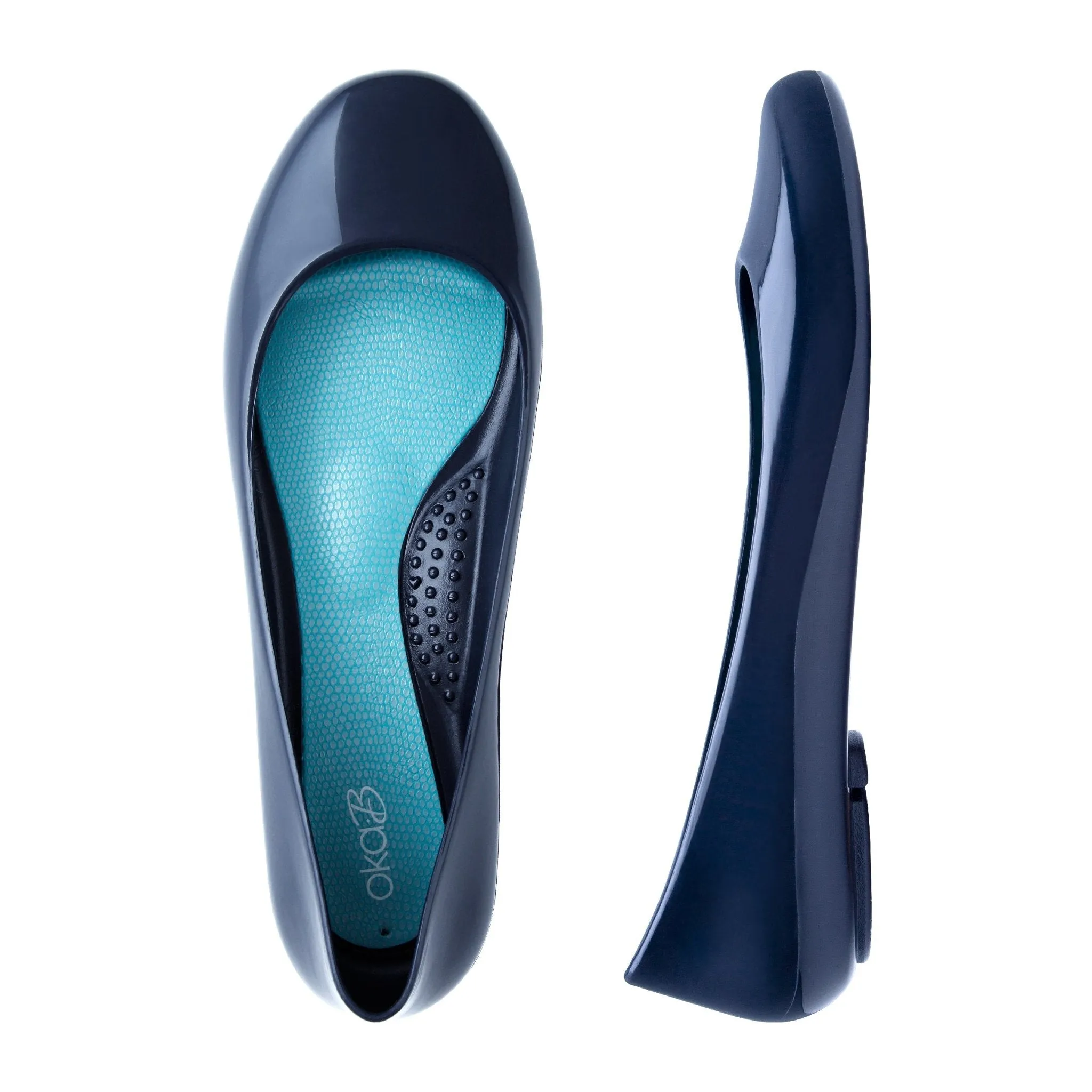 Taylor Shiny Ballet Flats
