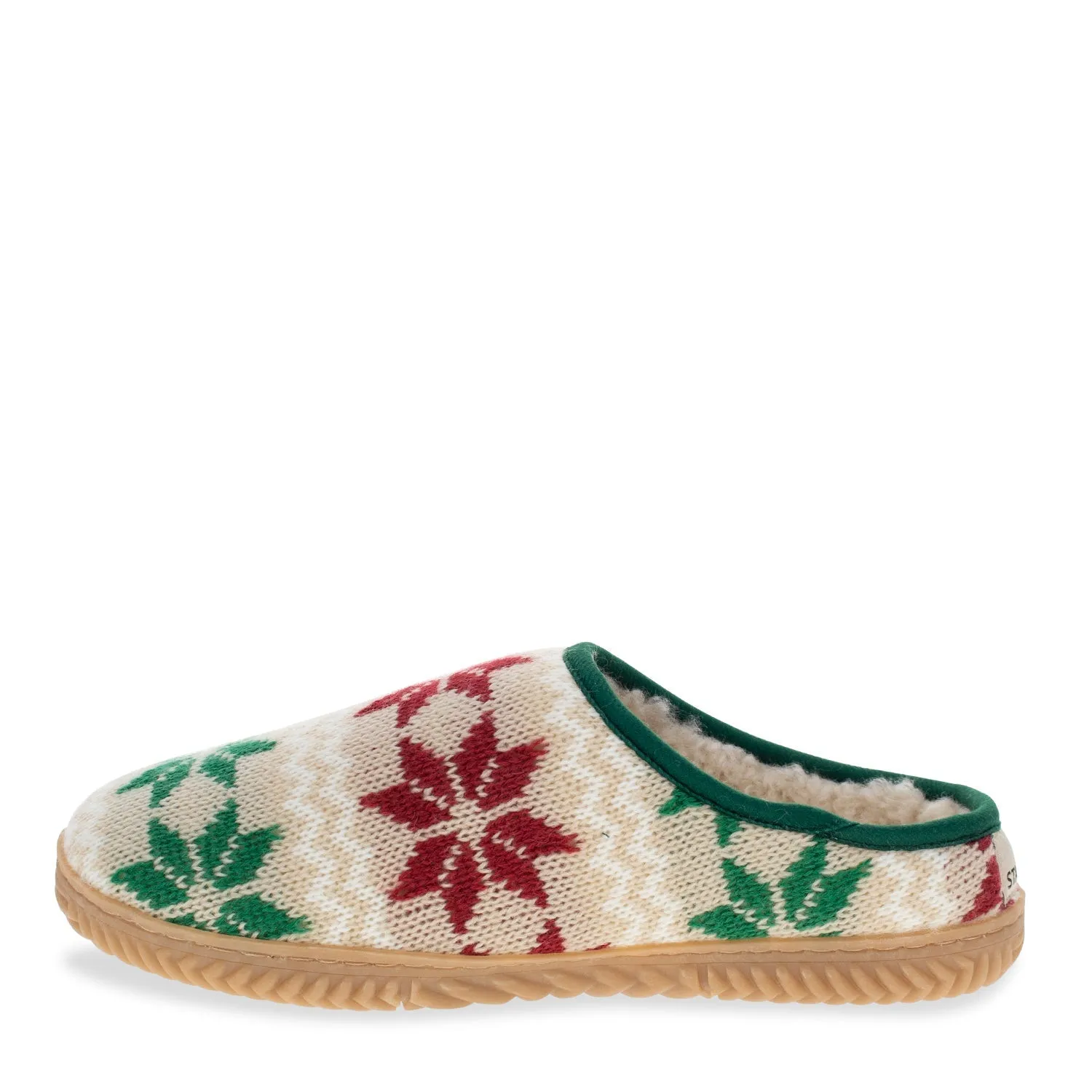 Women's Graphic Holiday Party Slipper - Oat