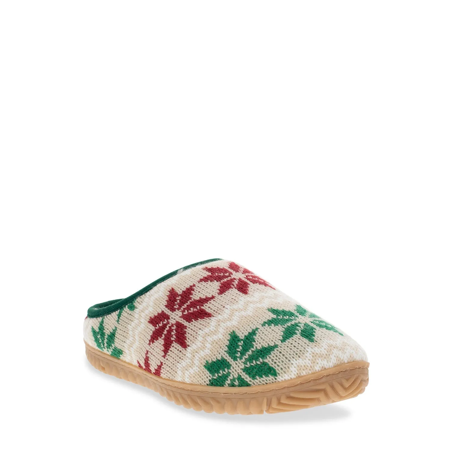 Women's Graphic Holiday Party Slipper - Oat